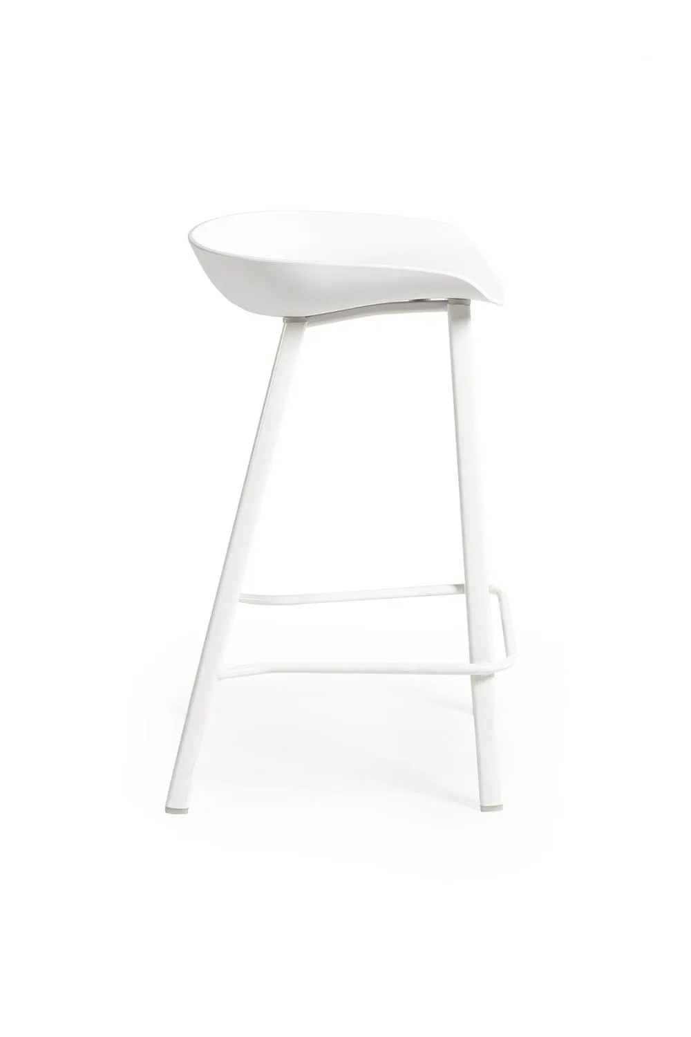 Julian Bowen Renzo Plastic Bar Stool (Set of 2) in White 6