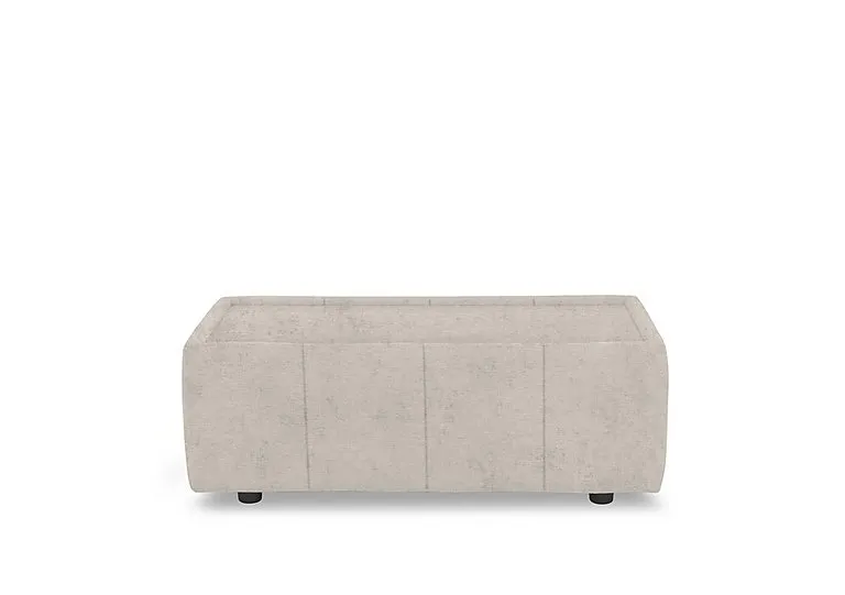 Bellissimo Rectangular Glass Top Table - Mirage Pebble
