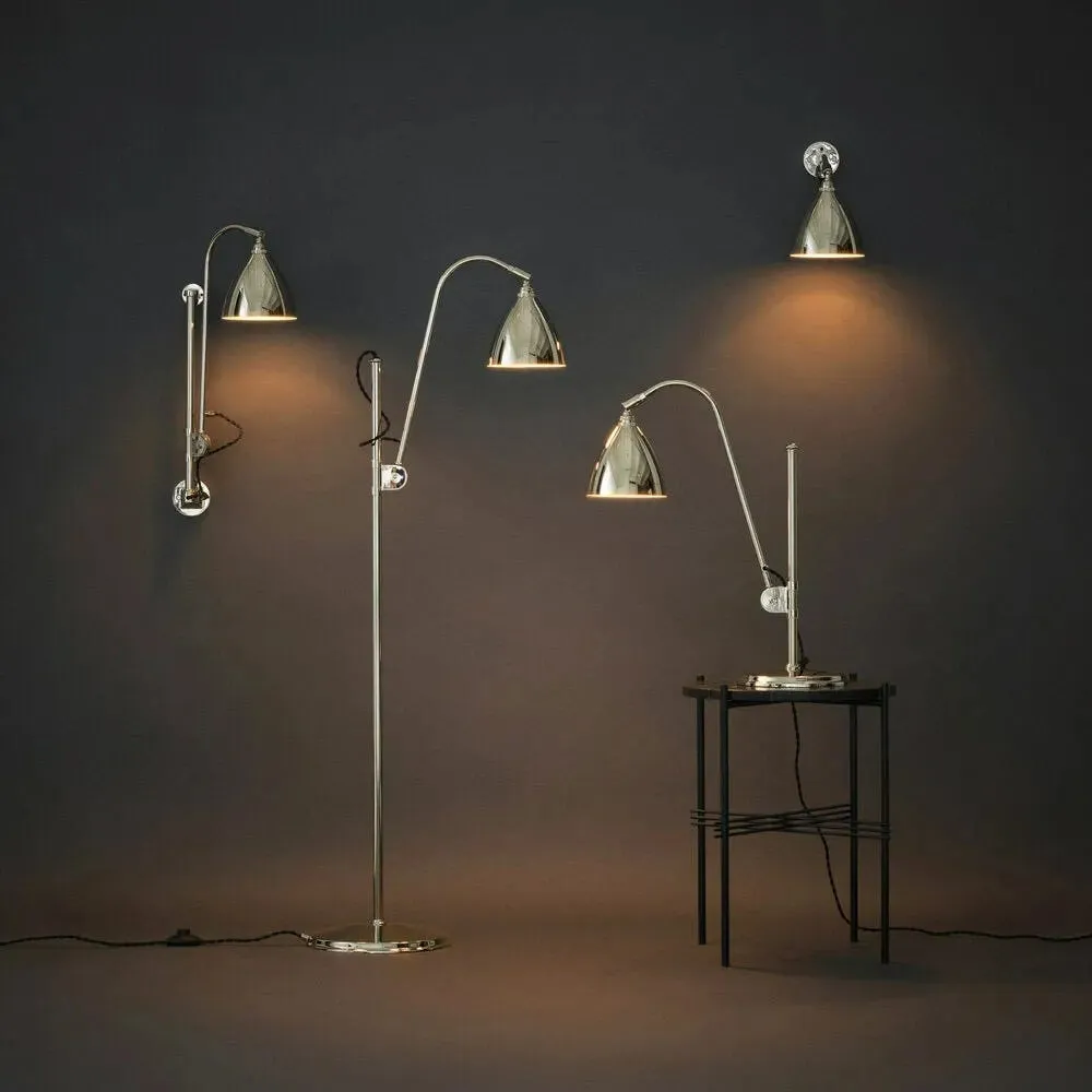 Gubi Bestlite BL5 Wall Lamp Brass Base Bone China Shade 4