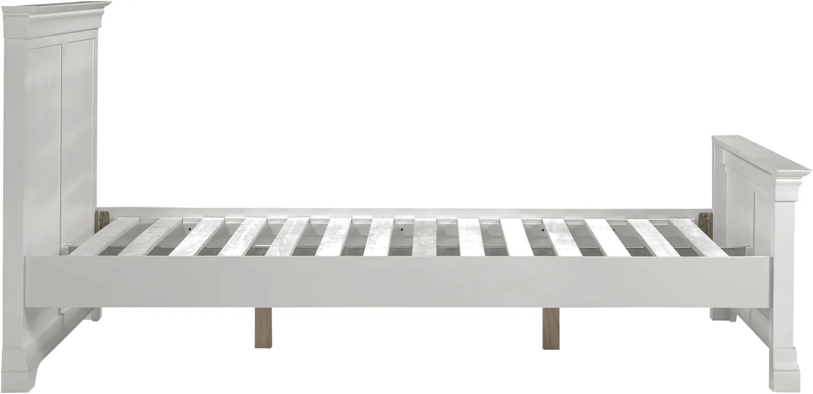 Seconique Bordeaux 5' Bed High Foot End (Part Assembled) in Light Grey 3