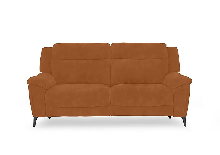 Panache Fabric 3 Seater Sofa - Dexter Pumpkin