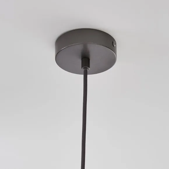 Alexis DimpIed Glass Large Pendant Light 4