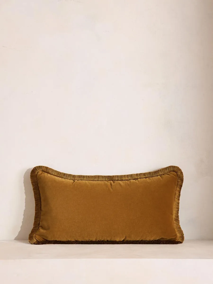 Margeaux Oblong Cushion, Mustard