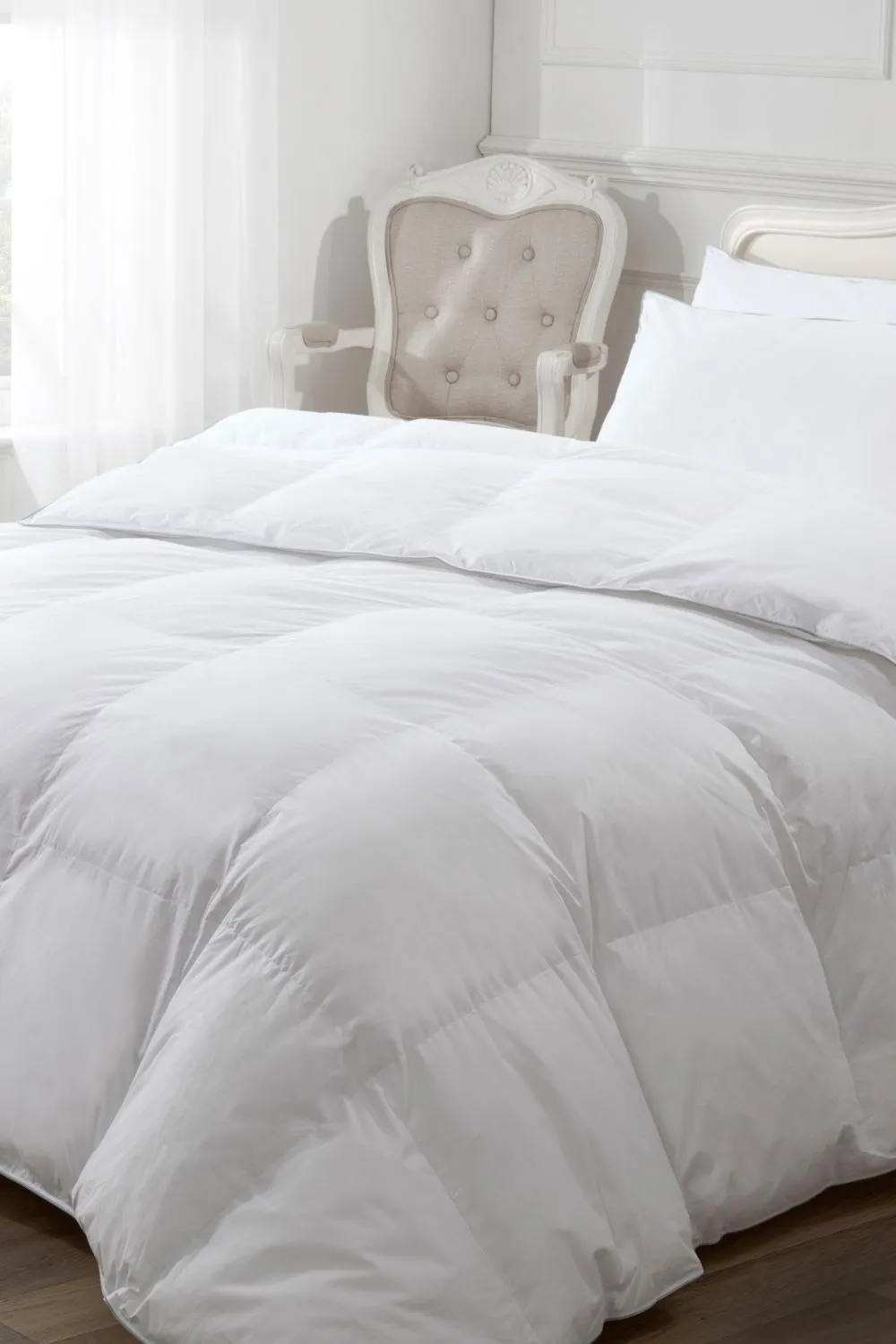BHS Home Collection 7.5 Tog Microfibre Duvet in White