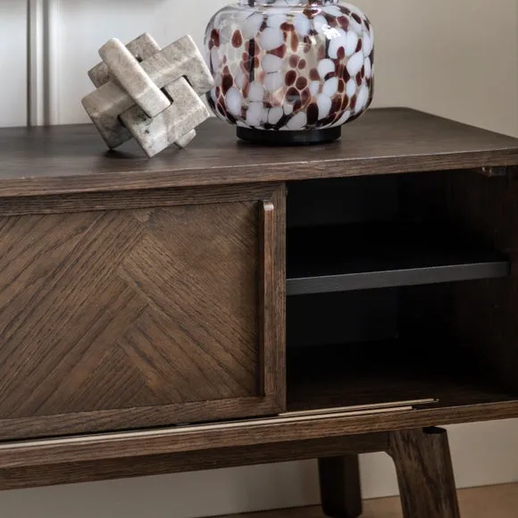 Hanley Parquet Wide TV Unit for TVs up to 75" 2