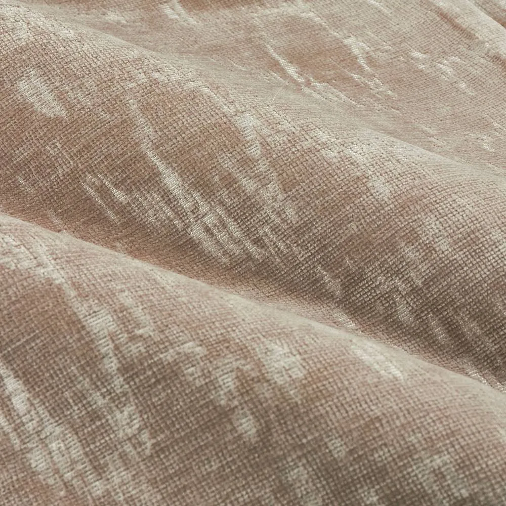 Paoletti Aurelio Chenille Fully Lined Eyelet Curtain Pair in Light Brown 5