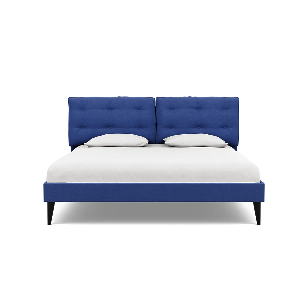 Heal's Mistral Super King Bed Brushed Cotton Cobalt