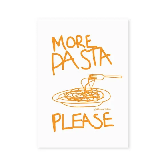 East End Prints More Pasta Please Print 2
