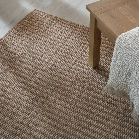 Flecked Braided Wool Rug 6