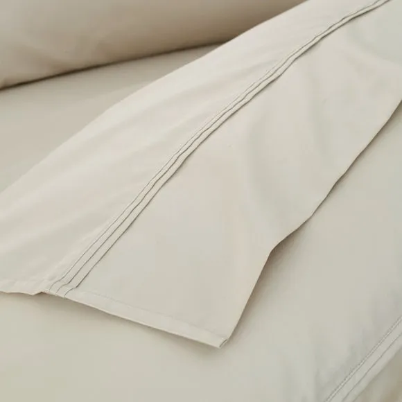Dorma Luxurious & Silky 500 Thread Count 100% Cotton Sateen Flat Sheet 1