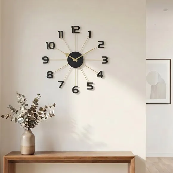Acctim Astraea Large Quartz Wall Clock Gold