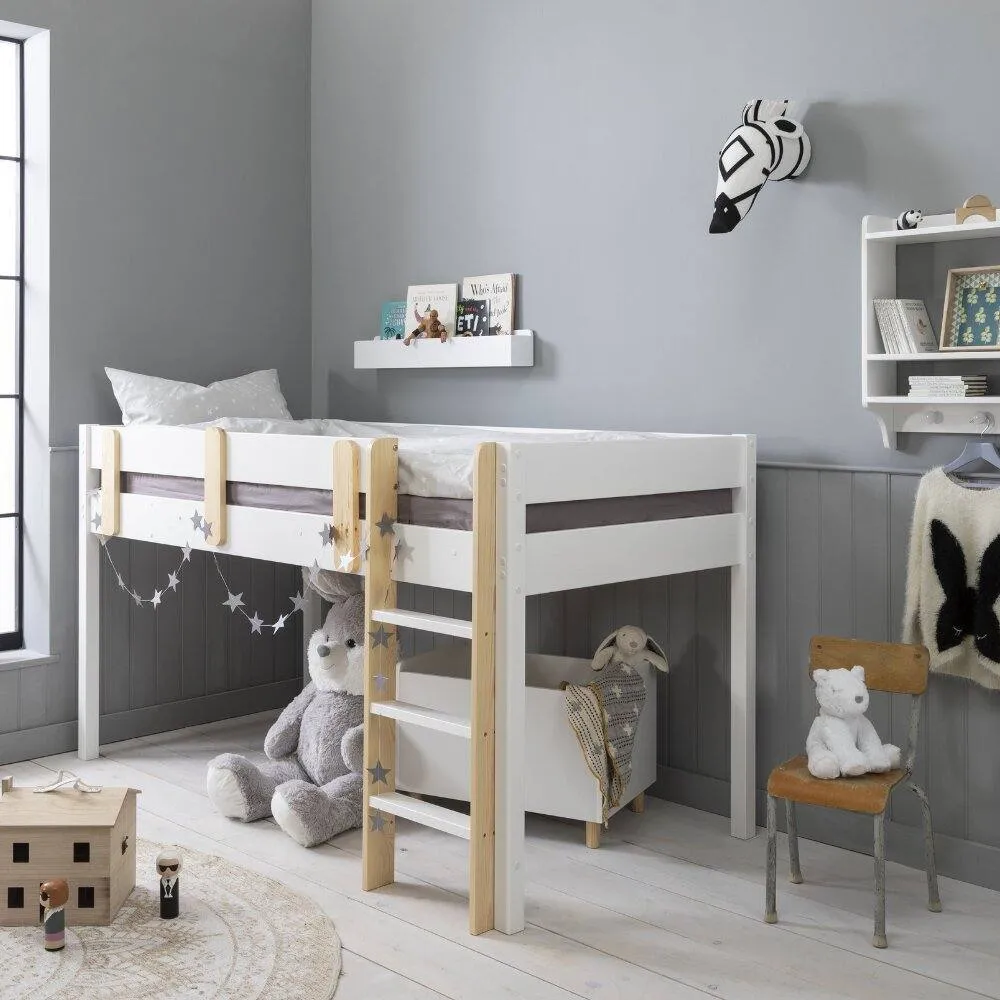 Nöa and Nani Una Midsleeper Cabin Bed in White