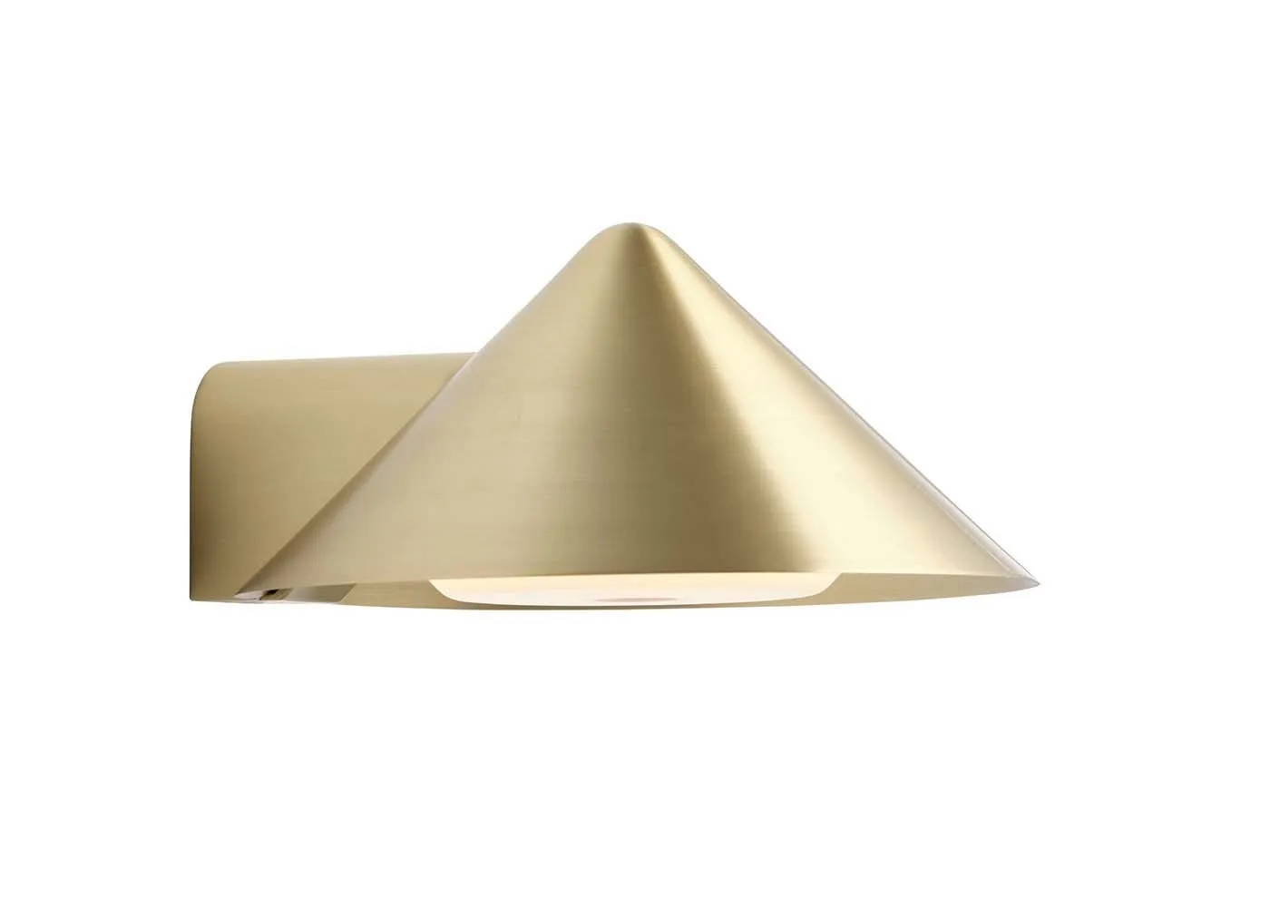Frandsen Grasp LED Rechargeable Wall Light Solid Brass 1