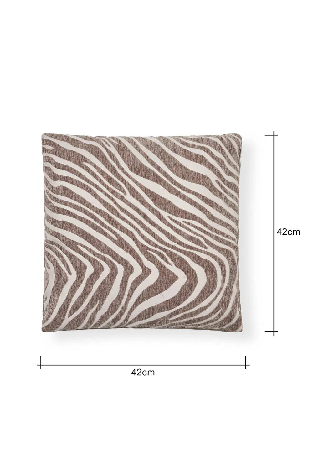 BHS Zebra Print Natural Cushion 3
