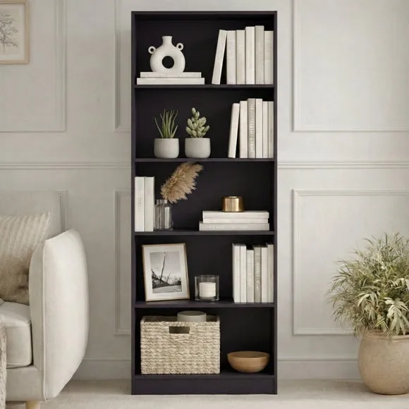 Cambridge 5 Tier Extra Large Bookcase 2