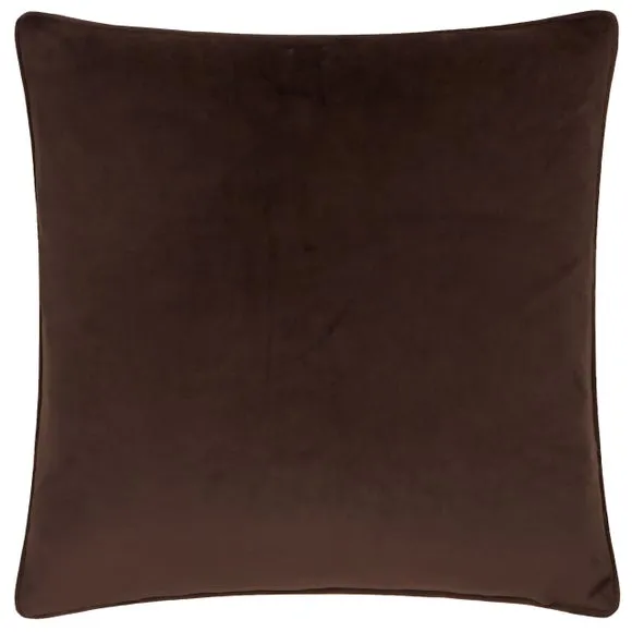 Furn Berry Woods Velvet Cushion Burgundy 45 X 45Cm, Red 4