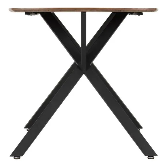 Return - Athens 4 Seater Rectangular Dining Table, Oak Effect 3