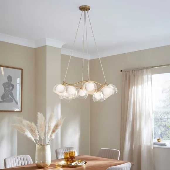 Angelina Adjustable Hoop Ceiling Light