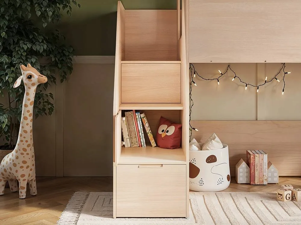 Flair Dreamland House Staircase Midsleeper in Light Oak 3