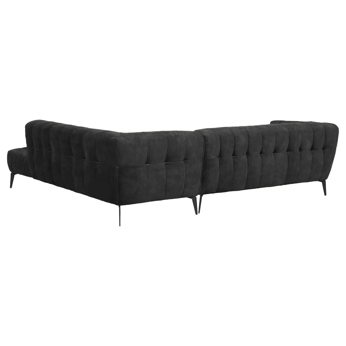 Azalea Corner Group Chaise Right Sofa, Black | Barker & Stonehouse 4