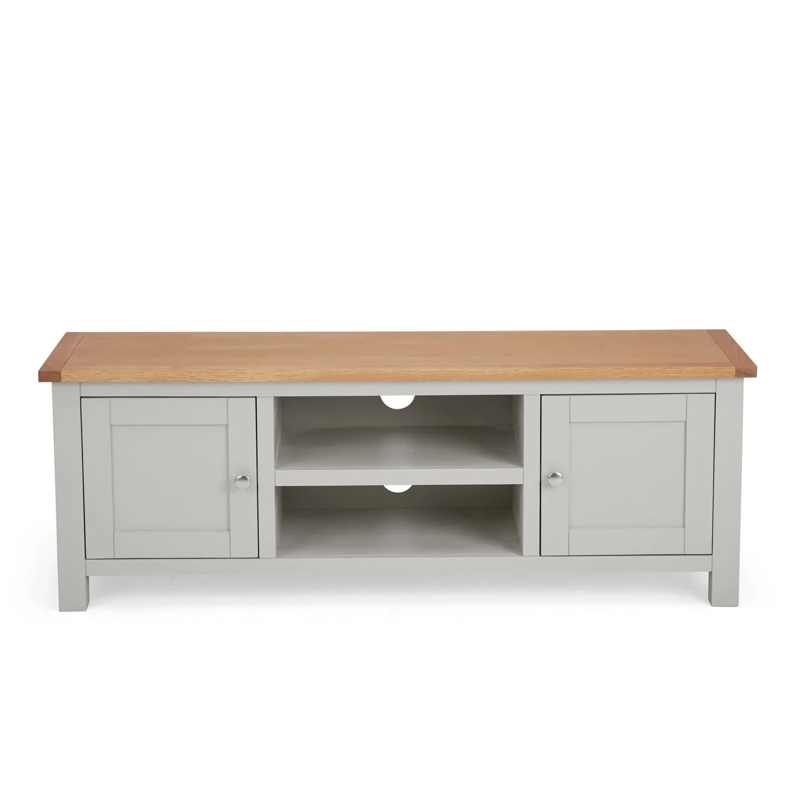 Bromley Grey Wide TV Stand Grey