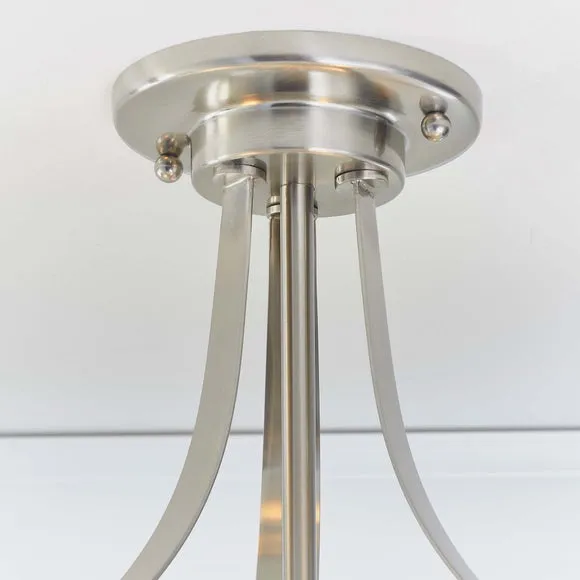 Vogue Welles 3 Light Semi Flush Ceiling Light 2