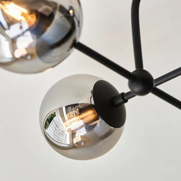 Vogue Newton 4 Light Semi Flush Ceiling Light 2