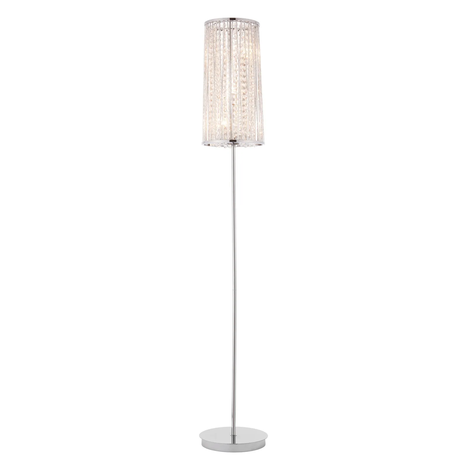 Vogue Florala Floor Lamp Chrome