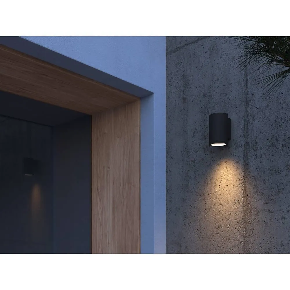 Netlighting Orion Outdoor Wall Down Lamp Black GU10 8W IP54 2