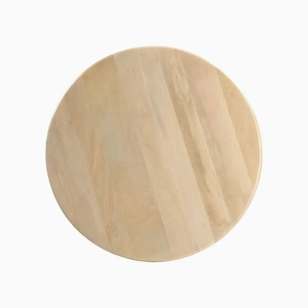 FurnitureboxUK Olympus Round Wood Sphere Leg Coffee Table in Light Brown 5