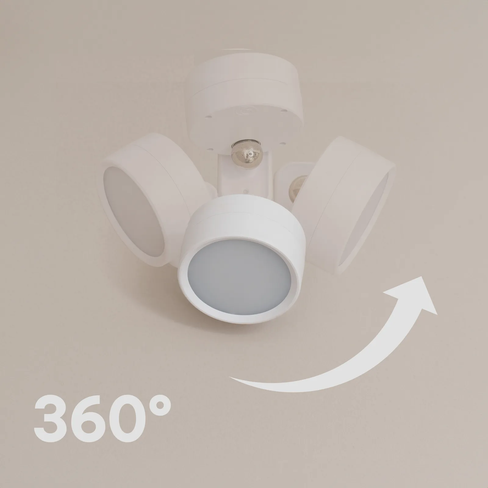ValueLights Marshall Set of 2 Rechargeable Easy Fit 360 RGB Spotlight Light Fittings in White 5
