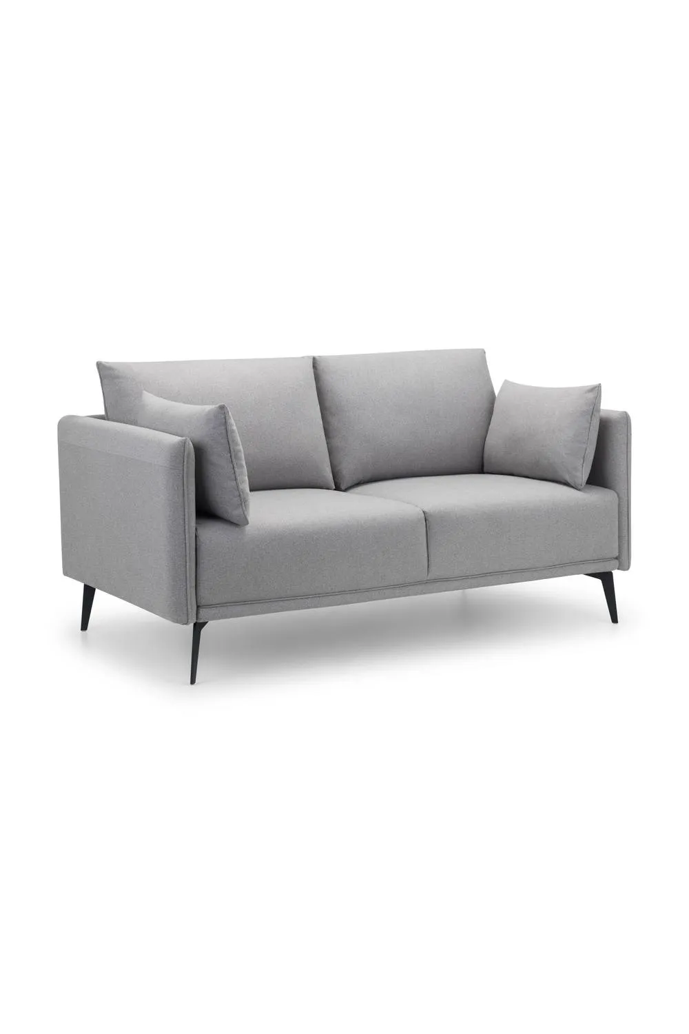Julian Bowen Rohe Upholstered 2 Seater Sofa in Grey 3
