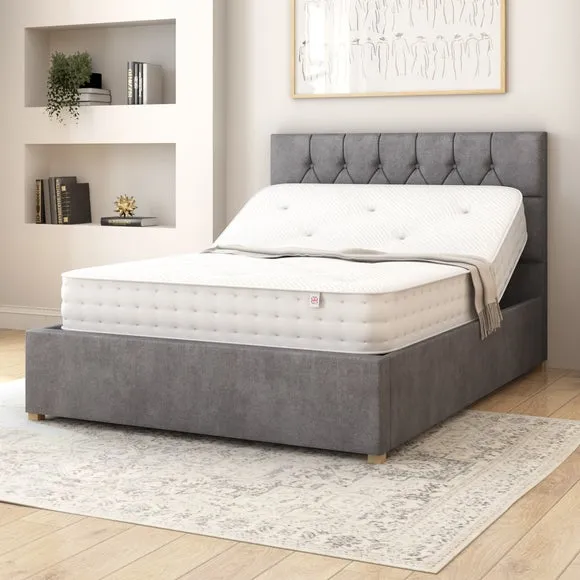 Olivier Plush Velvet Adjustable Bed 3