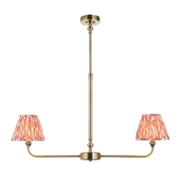 Vogue Leila 2 Light Adjustable Linear Ceiling Light 5