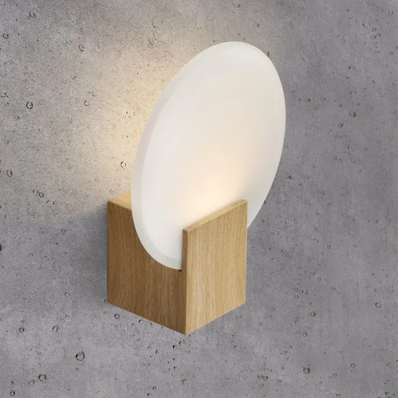 Nordlux Hester - Wall light - Wood Foil, Brown