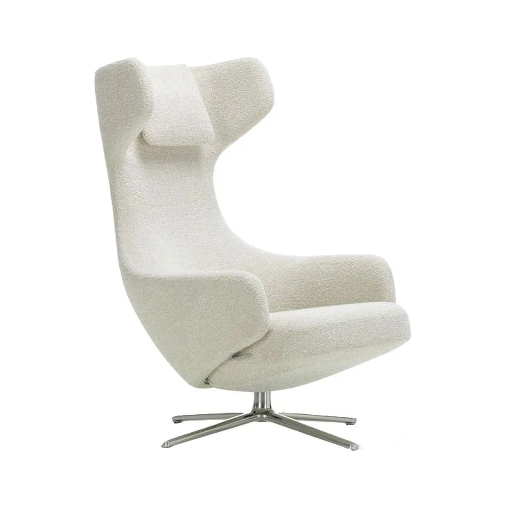Vitra Grand Repos Lounge Chair Nubia 01 Ivory/Perle 3