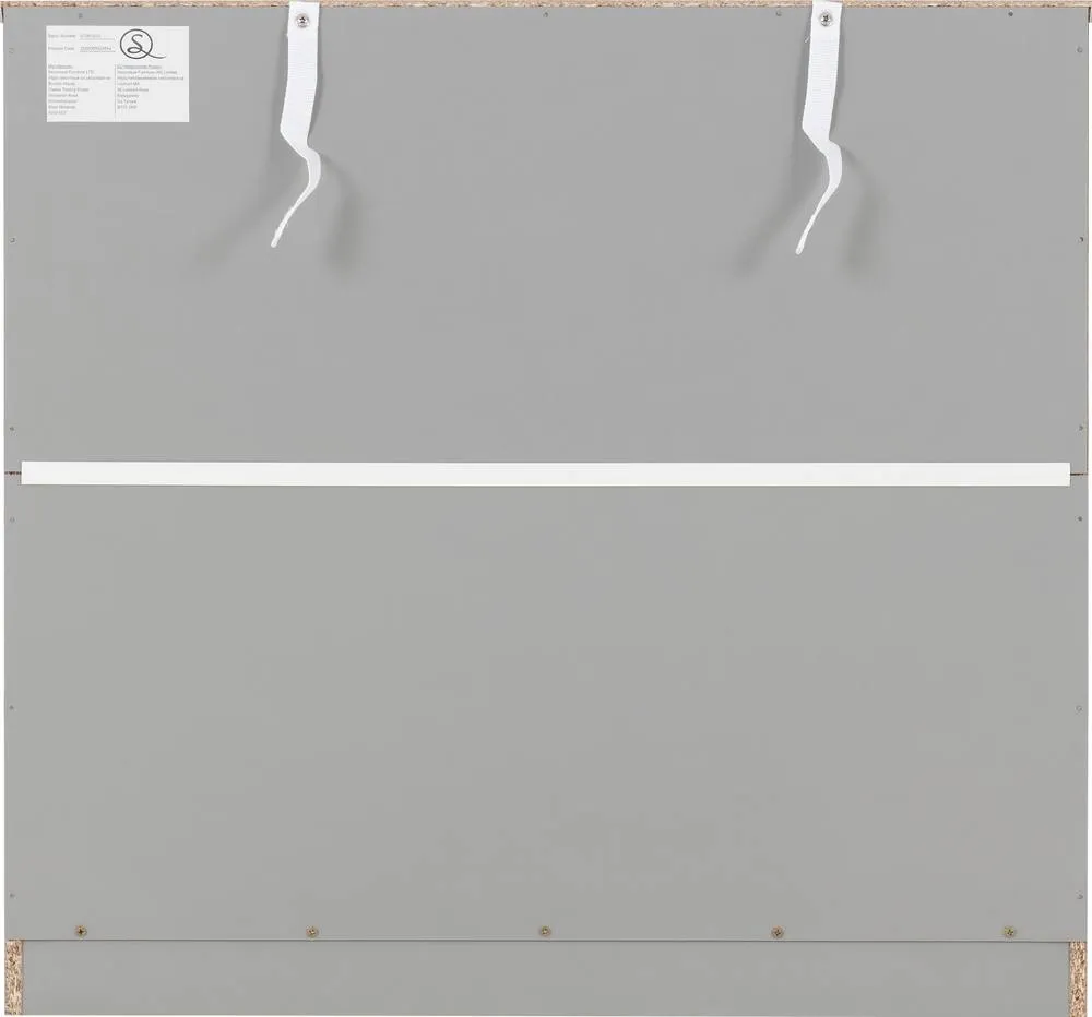 Seconique Dakotia 4 Drawer Chest in Light Grey 6