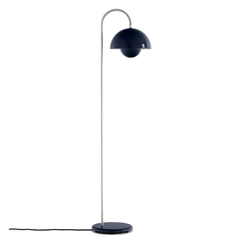 &Tradition Flowerpot Floor Lamp VP12 Steel Blue 2