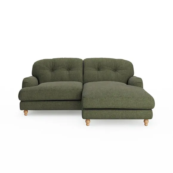 Martha Corner Chaise Chenille Soft Texture Sofa 2