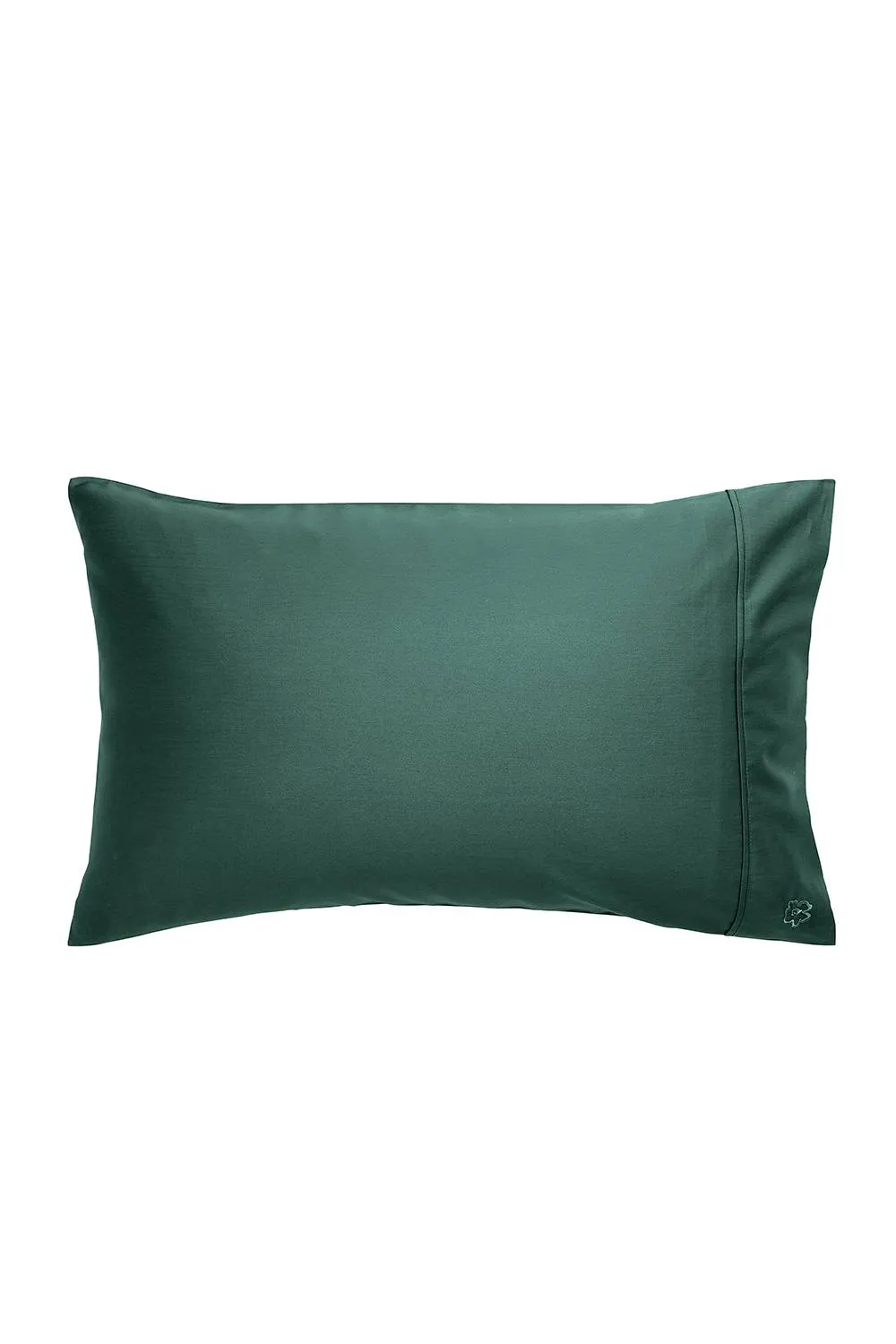 Ted Baker 'TB Plain Dye' Standard Pillowcase in Dark Green
