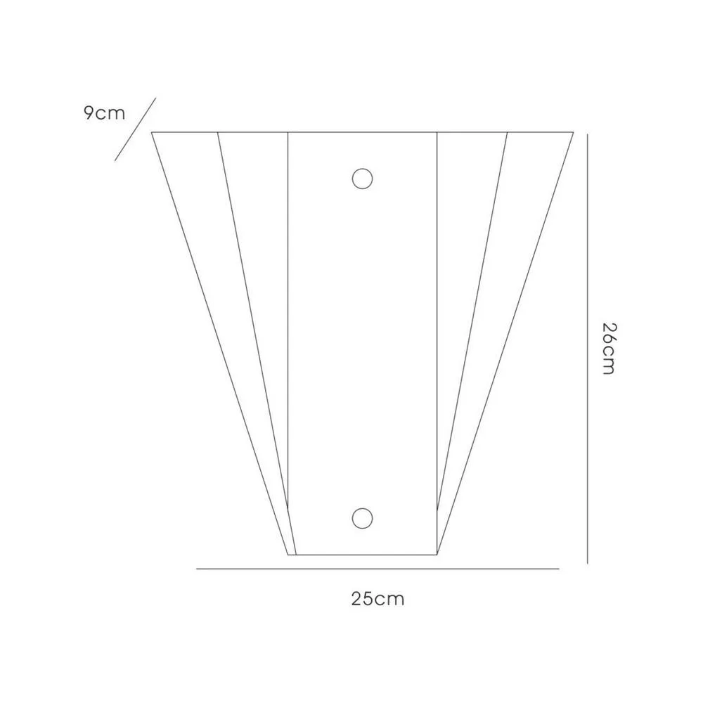 Netlighting Atlantis 3 Layer Flush Flush Wall Lamp E27 Smoked Mirror Frosted in Grey 3