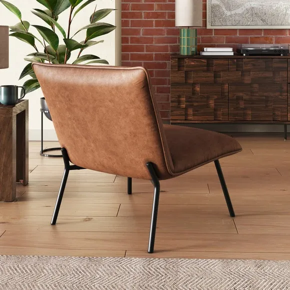 Sarnia Faux Leather Occasional Chair 2