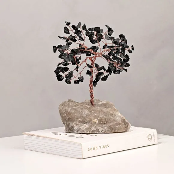 Serenity Black Tourmaline Gemstone Tree