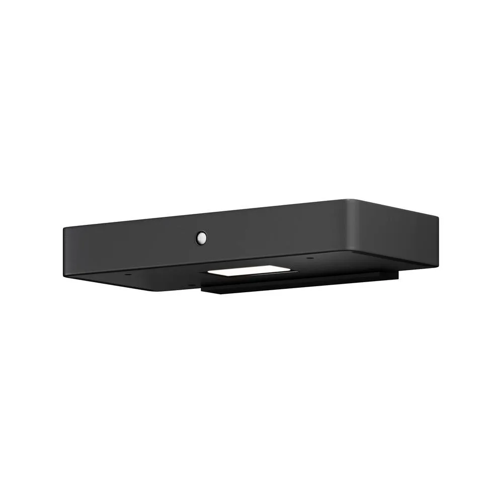 Netlighting Pir Outdoor Modern Wall Lamp Graphite 3000K 150lm IP54 in Grey