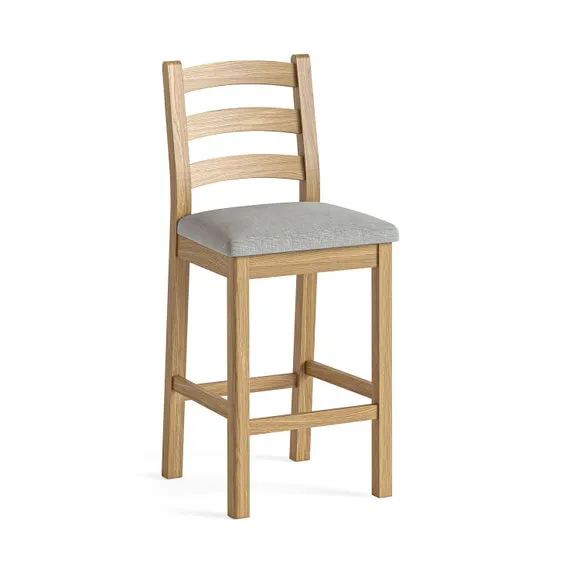 Normandy Set of 2 Counter Height Bar Stools, Oak 2