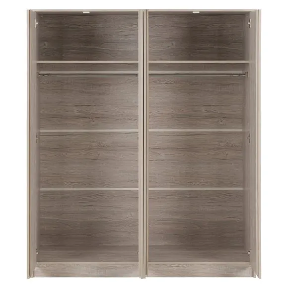 Walker 4 Door Wardrobe Bedroom Furniture Set 4