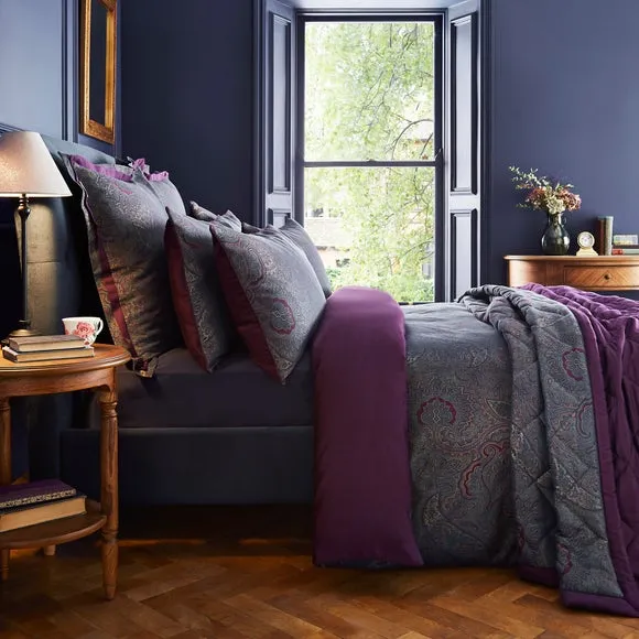 Dorma Paisley Jacquard Bedspread 3