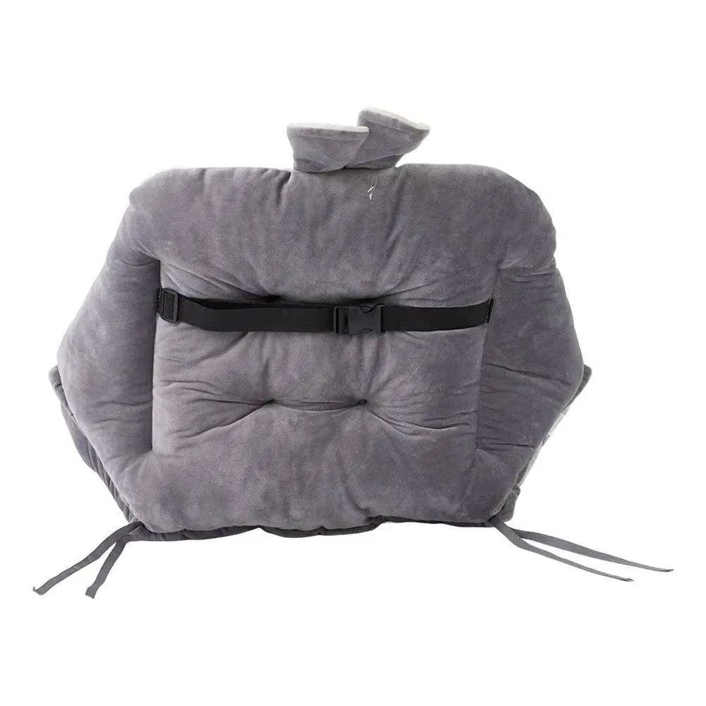 SPETLEK Soft Plush High Back Cushion Chair Grey