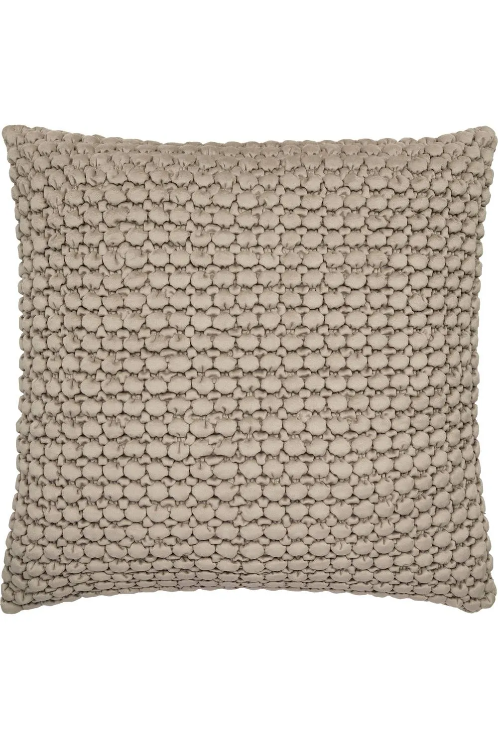 Appletree 'Bobble' Velvet Filled Cushion in Natural 2