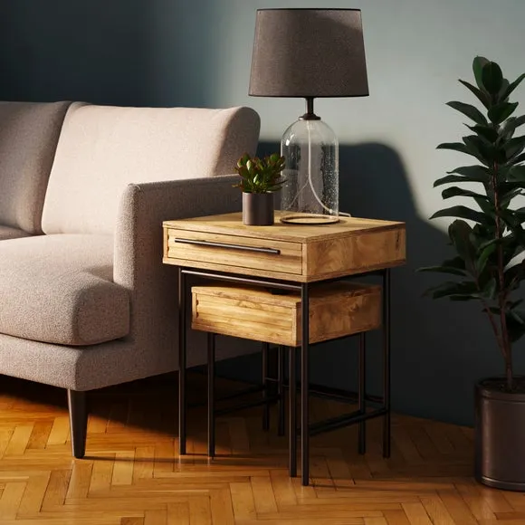 Bryant Nest of Side Tables with Drawers 2